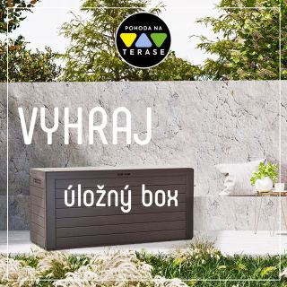 "Aj vaše vonkajšie veci potrebujú uskladniť." . Zapojte sa do našej súťaže a vyhrajte túto parádnu vychytávku – úložný box...