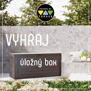 "Aj vaše vonkajšie veci potrebujú uskladniť." . Zapojte sa do našej súťaže a vyhrajte túto parádnu vychytávku – úložný box...